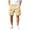 Khaki, variant on Besolor Men's Plus Size Cargo Shorts Summer Knee Length Drawstring High Waist Wide Leg Pants Casual Loose Running Sweat Shorts with Pocket