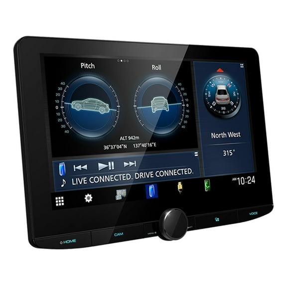 Kenwood DMX1038S 10.1 Inch Floating Panel Digital Multimedia Receiver