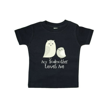 

Inktastic My Godmother Loves Me Gift Baby Boy or Baby Girl T-Shirt