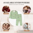 thumbnail image 7 of Lsque Spring Gnomes Pattern Long Sleeve Pajama Set for Women - Soft 2-Piece Sleepwear and Loungewear Set with Pockets, Comfy Nightwear-Small, 7 of 7
