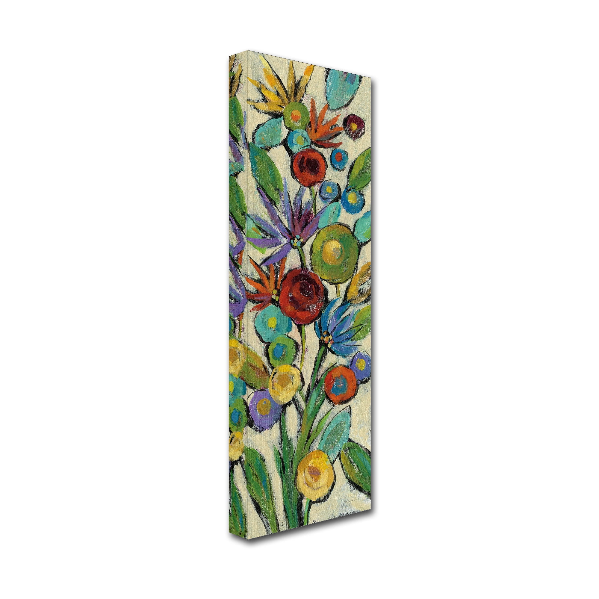 Trademark Fine Art 'Confetti Floral II' Canvas Art by Silvia Vassileva