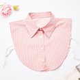 thumbnail image 2 of Fake Collar for Women White Striped Pointed Detachable Collar Decorative Accessory 1 Pc, 2 of 6