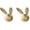 Large-Gold, variant on RVKXHD 2 Pack Bunny-Shaped Decorative Wall Hooks, Cute Zinc Alloy Hangers for Coats, Towel, Keys, Bag, Robes, Heavy Duty Rabbit Design Mounted Holder for Bathroom
