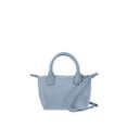 thumbnail image 2 of No Boundaries Women's Mini Tote Crossbody Bag, Platinum, 2 of 5