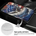 thumbnail image 7 of Yuyamidu Eagle Car Armrest Center Console Cover American Flag Vehicle Center Console Armrest Cover Pad for Most Cars Trucks SUVs Flannel Auto Accessories Arm Rest Covers, 7 of 7