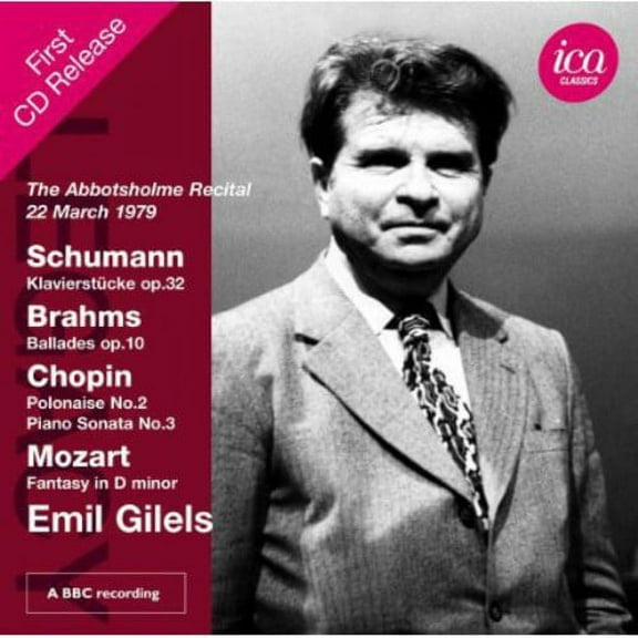 Emil Gilels - Legacy: Gilels Abbotsholme Recital - Music & Performance - CD