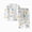 H01-White, variant on TOWED22 Toddler Baby Girls Clothes Set Ruffle Knit Ribbed Long Sleeve T-Shirts Tops Pants 2Pcs Outfits Fall Winter Clothes Size:9-12 M,Color:Green
