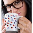 thumbnail image 2 of 3dRose, Image of Cute Hi Top Red And Blue Sneaker Toss Pattern, 11oz Magic Transforming Mug, 2 of 8