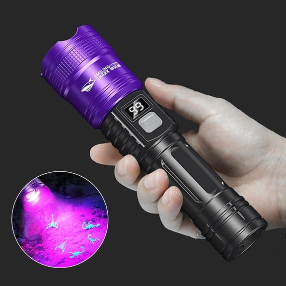 LED Ultraviolet Torch Zoomable Mini Violet Lights Lot