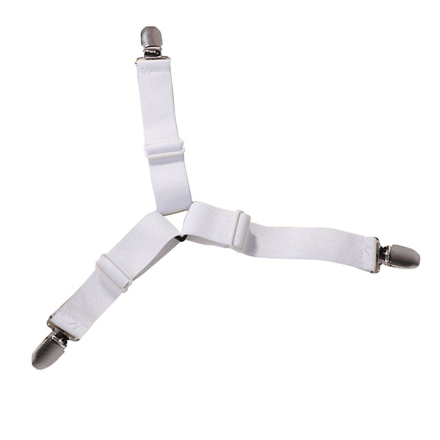 Sujetadores de sábanas ajustables pinzas de sujeción de esquina correas de banda elástica 2 piezas Methold JJ14322-02