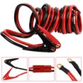 thumbnail image 1 of CCIYU Jumper Cables Heavy Duty Booster Cable for Battery Emergency 3pc 28ft 1 Gauge Long Enough Booster Jumper Cable Perfect for Larger Truck Farm Equipment Diesel Trucks SUVs & More, 1 of 5