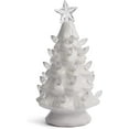 thumbnail image 5 of Milltown Merchants Multicolor Light Small Christmas Tree, Ceramic White, 6.75", 5 of 7