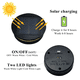 thumbnail image 3 of Luz Solar de repuesto para exteriores, piezas de luz Solar redonda, 4 Uds., 3 of 5