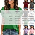 thumbnail image 3 of Neewe Womens Blouses Ruffle Sleeve Tops Round Neck Dressy Casual Outfit Spring Summer Fall Fashion Daily Clothes, 3 of 6