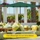 thumbnail image 4 of Sombrilla de patio iPower para exteriores de 9 pies con inclinación y manivela, verde, 4 of 7