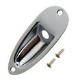 thumbnail image 4 of 2x Cubierta de Placas de Enchufe de Conector de Guitarra para Accesorio de Bajo Eléctrico ST SQ Plata Hugo Placa de conector de guitarra eléctrica, 4 of 8