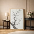 thumbnail image 2 of Framed Canvas Print Vintage Tree Wall Art Rustic Farmhouse Decorative for Living Room Bedroom - 24"x36" NATURAL, 2 of 8