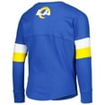thumbnail image 3 of Girls Youth New Era Royal Los Angeles Rams Lace-Up Long Sleeve T-Shirt, 3 of 3
