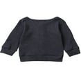 thumbnail image 2 of AMERTEER Cardigan en Tricot pour Bébé Fille Bouton Basique Veste à Pression Pull, 2 of 3