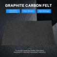 thumbnail image 4 of 2 Pcs Carbon Fiber Welding Blanket Torch Shield Plumbing Heat Sink Slag Fire 3*200*300mm, 4 of 5