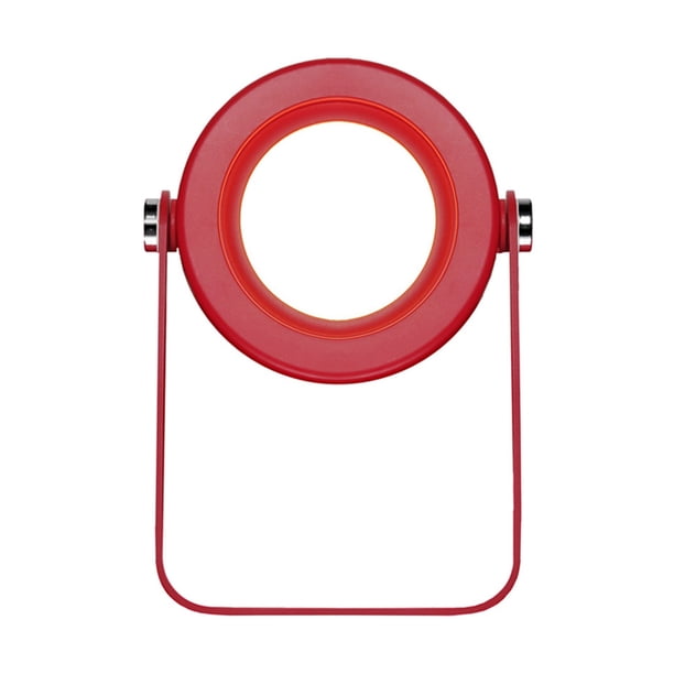 Lámpara de mesa portátil FloreceBien, lámpara de noche para leer, dormitorio, camping