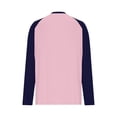 thumbnail image 5 of DISKEBUISS Women's Long Sleeve Raglan T-Shirts Crew Neck Color Block Tops for Fall Casual Loose Blouse, 5 of 6
