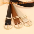 thumbnail image 6 of JASGOOD 3 Pack Womens Belts Fashion Leather Belts for Jeans Pants Dresses, 6 of 12