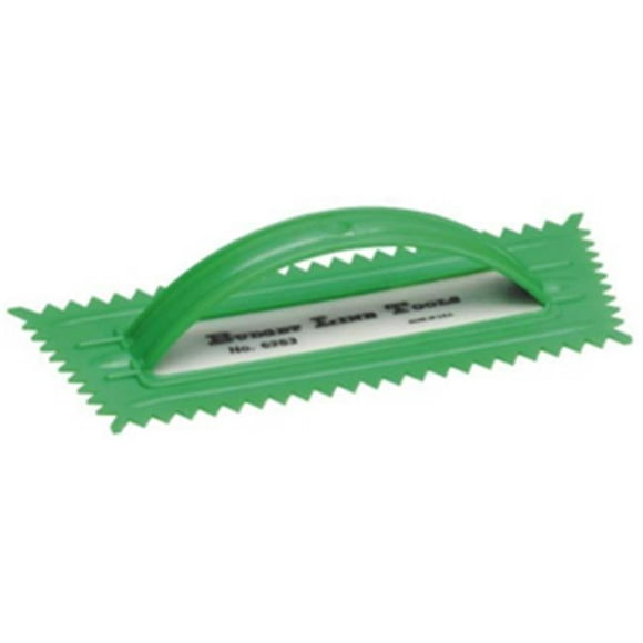 Marshall town 6263 Plastic Notched Trowel - Green