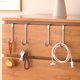 thumbnail image 4 of Gancho para puerta de armario, de metal resistente, doble gancho para armario, cocina, armario, cajón, baño, dormitorio., 4 of 8