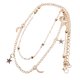 thumbnail image 3 of Luna cuelga collar estrella encanto gargantilla clavícula joyería aleación cuello colgante, 3 of 4