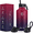 Red Blakc Gradient, variant on GEDUX 64oz Vacuum Insulated Stainless Steel Water Bottle with 2 Leak Proof Lids(Spout Lid and Straw Lid) Keeps 12H Hot 24H Cold, Wide Mouth Powder-Coated Water Bottle for Sports and Travel