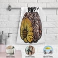 thumbnail image 4 of SKYSONIC 2 Pack Pumpkin Sunflower Leopard Hand Towels, Ultra Soft and Absorbent, Harvest Autumn Fall Decorative Fingertip Towel for Home, Bathroom, Kitchen, 28.3"x14.4", 4 of 5