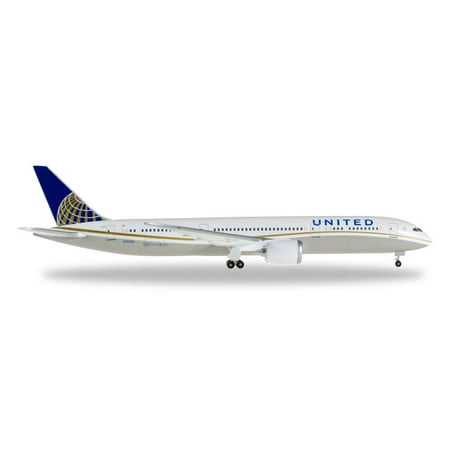 United Airlines Model - Herpa Wings 528238 United Airlines Boeing 787-9 Dreamliner 1/500 Scale Model