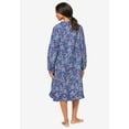 thumbnail image 2 of Only Necessities Plus Size Cotton Flannel Print Short Gown, 2 of 5