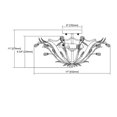 thumbnail image 2 of Elk Lighting Circeo 2 Light Semi Flush Mount in Light Pink, 2 of 2