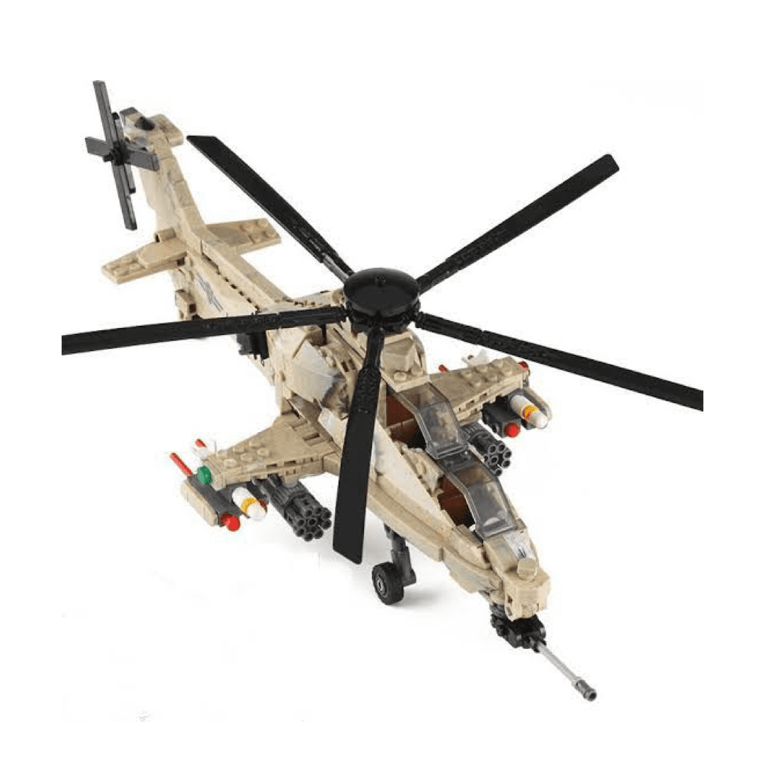 General Jim’s Military Fighter WZ10 Model Helicopter Building Blocks Set WZ10 Helicopter
