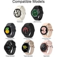 thumbnail image 2 of Yanonmyfd 4 PACK Correas de silicona suave 20mm para Galaxy Watch 6 (40/44mm) & Watch 6 Classic (43/47mm) - Deportivas para Hombres y Mujeres, 2 of 9