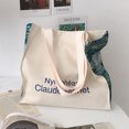 thumbnail image 4 of Bolsa de viaje de lona de escuela de estudiante de gran capacidad Casual para vacaciones de fin de semana Likrtyny Para Estrenar, 4 of 8