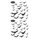 thumbnail image 4 of Yuarrent 48 uds/24 uds/12 Uds Halloween estereoscópico murciélago araña pegatinas 3D Animal Festival hogar PVC ventana calcomanías adornos Type1 NO1 Yuarrent CBP268016, 4 of 6