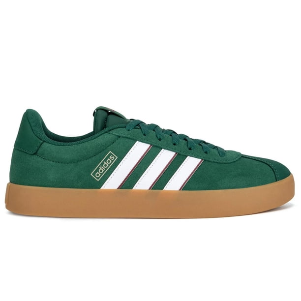 TENIS ADIDAS VL COURT BASE 3.0 IH4790 VERDE HOMBRE 27.5CM