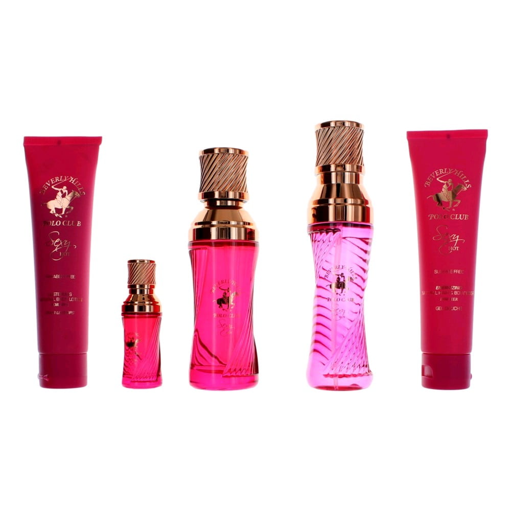 BHPC Sexy Hot by Beverly Hills Polo Club, 5 Piece Gift Set for Women ...