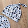 thumbnail image 3 of SUNSIOM Newborn Infant Baby Cartoon Animal Zipper Swaddle Wrap Blanket + Hat, 3 of 7