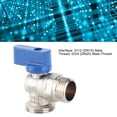 thumbnail image 4 of Water Valve, Quarter Turn Angle Stop Valve Simple  1/2 X 3/4 Inch Brass  for Toilet, 4 of 7