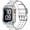 Clear, variant on BANDOVA Clear Jelly Crystal Watch Band with Bumper Case, Sport Strap Compatible with Apple Watch 42/44/45mm