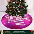 thumbnail image 6 of FMSHPON Happy Mothers Day Xmas Christmas Tree Skirt Stand Mat for Holiday Party Decoration Indoor Outdoor 48 inches, 6 of 6