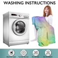 thumbnail image 6 of Rainbow Tie Dye Cloud Wearable Oversized Blanket,Wearable Blanket Hoodie for Adults,Cozy Hooded Blankets with Super Pockets,Super Warm Fuzzy Pullover for Women & Men, 6 of 6
