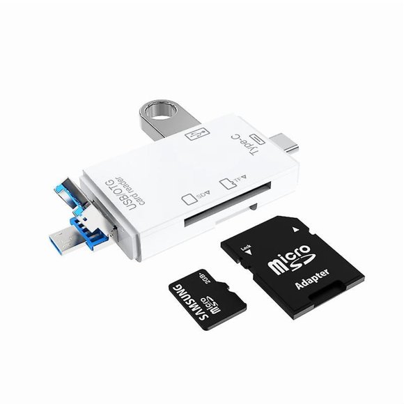 RYRA OTG Micro SD Card Reader USB 2.0 Card Reader For USB C Micro SD Adapter Flash