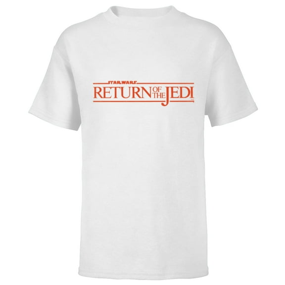 Star Wars Return of the Jedi Logo - Short Sleeve T-Shirt for Kids - Customized-White
