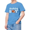 thumbnail image 2 of TOOYOU Boys Summer T-Shirt Child Short Sleeve Happy Brithday Prints T Shirt Trendy Fans Present Tops Size 8-9 Years Blue, 2 of 4