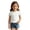 White1, variant on Girls Tshirts Summer Tops Short Sleeves Solid Color Tees Casual Crew Neck Basic Tees for Kids Beige 5-6 Years